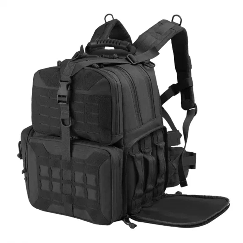 OPERATOR Tactical Range Backpack w/ Pistol Cases (Tan)